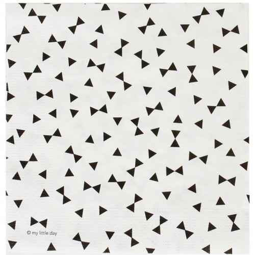 Guardanapos Triâgulos Pretos